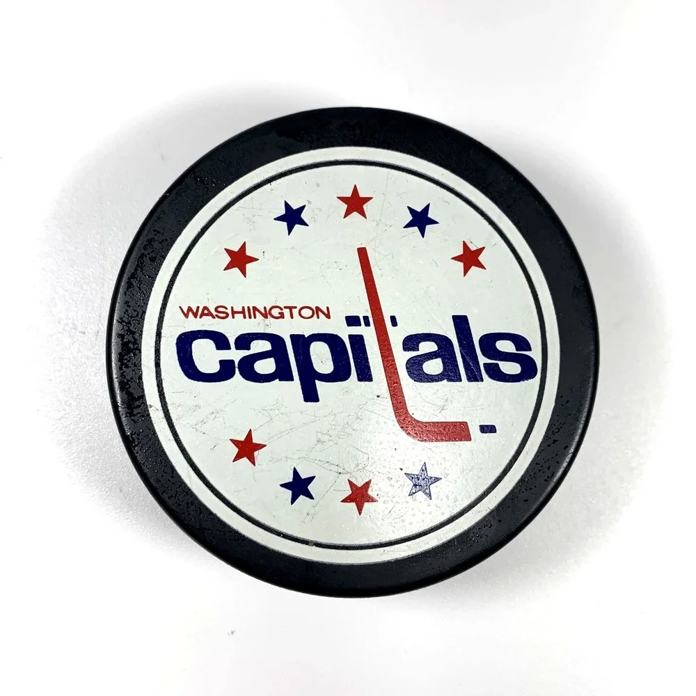 Vintage WASHINGTON CAPITALS NHL National Hockey League Official Game Puck